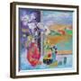 Flowers in the Window 2014-Sylvia Paul-Framed Giclee Print