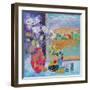 Flowers in the Window 2014-Sylvia Paul-Framed Giclee Print