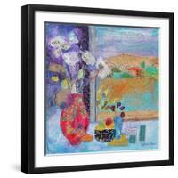 Flowers in the Window 2014-Sylvia Paul-Framed Giclee Print