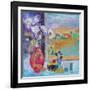 Flowers in the Window 2014-Sylvia Paul-Framed Giclee Print