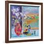 Flowers in the Window 2014-Sylvia Paul-Framed Giclee Print