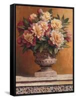 Flowers in Urn II-Unknown Chiu-Framed Stretched Canvas