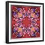 Flowers: Kaleidoscopic Pattern-Zdanchuk Svetlana-Framed Art Print