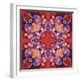 Flowers: Kaleidoscopic Pattern-Zdanchuk Svetlana-Framed Art Print