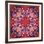 Flowers: Kaleidoscopic Pattern-Zdanchuk Svetlana-Framed Art Print