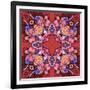 Flowers: Kaleidoscopic Pattern-Zdanchuk Svetlana-Framed Art Print