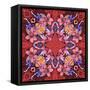 Flowers: Kaleidoscopic Pattern-Zdanchuk Svetlana-Framed Stretched Canvas