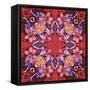 Flowers: Kaleidoscopic Pattern-Zdanchuk Svetlana-Framed Stretched Canvas