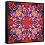 Flowers: Kaleidoscopic Pattern-Zdanchuk Svetlana-Framed Stretched Canvas