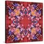 Flowers: Kaleidoscopic Pattern-Zdanchuk Svetlana-Stretched Canvas