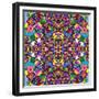 Flowers Kalidescope-Howie Green-Framed Giclee Print