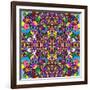 Flowers Kalidescope-Howie Green-Framed Giclee Print