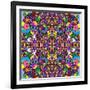 Flowers Kalidescope-Howie Green-Framed Giclee Print