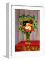 Flowers Lavender-Henri Rousseau-Framed Premium Giclee Print