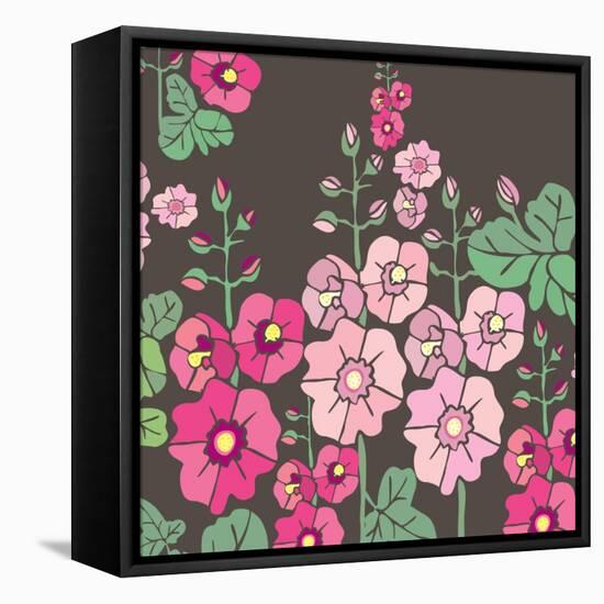 Flowers, Malvarrosa Color-Belen Mena-Framed Stretched Canvas