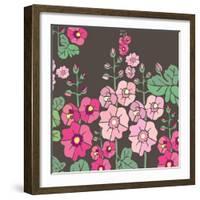 Flowers, Malvarrosa Color-Belen Mena-Framed Giclee Print