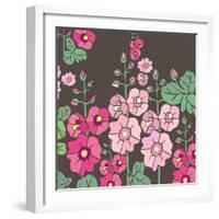 Flowers, Malvarrosa Color-Belen Mena-Framed Giclee Print