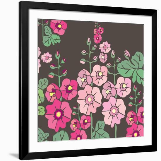 Flowers, Malvarrosa Color-Belen Mena-Framed Giclee Print