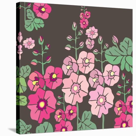 Flowers, Malvarrosa Color-Belen Mena-Stretched Canvas