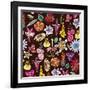 Flowers, Mix Flowers Color-Belen Mena-Framed Giclee Print