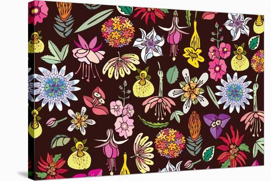 Flowers, Mix Flowers-Belen Mena-Stretched Canvas