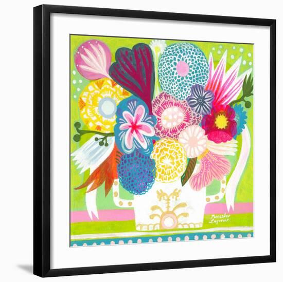 Flowers n. 15-Mercedes Lagunas-Framed Art Print