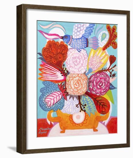 Flowers n. 18-Mercedes Lagunas-Framed Giclee Print