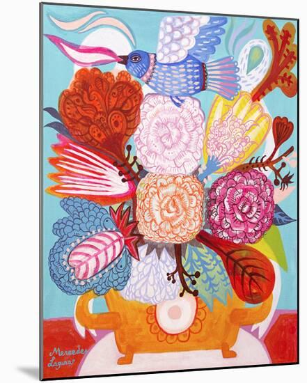 Flowers n. 18-Mercedes Lagunas-Mounted Giclee Print