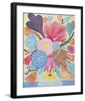 Flowers n. 1-Mercedes Lagunas-Framed Giclee Print