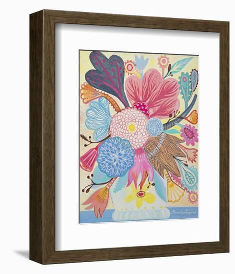 Flowers n. 1-Mercedes Lagunas-Framed Art Print