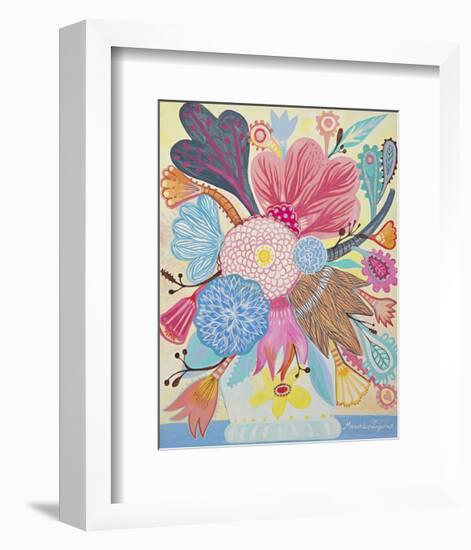 Flowers n. 1-Mercedes Lagunas-Framed Art Print