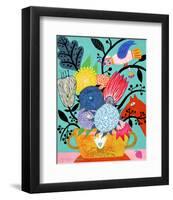 Flowers n. 8-Mercedes Lagunas-Framed Art Print