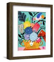 Flowers n. 8-Mercedes Lagunas-Framed Art Print