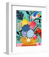 Flowers n. 8-Mercedes Lagunas-Framed Art Print