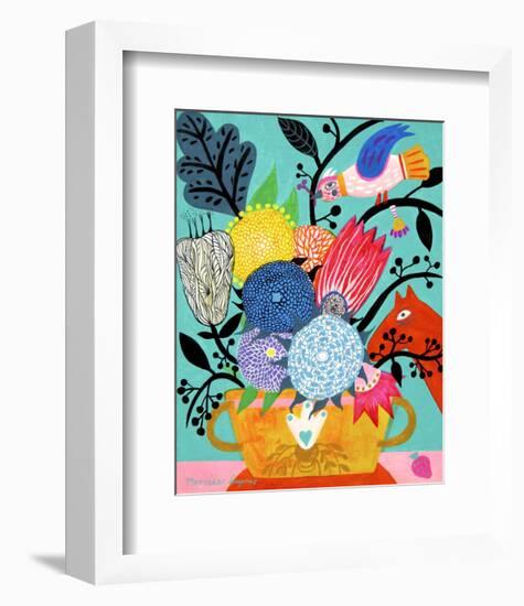 Flowers n. 8-Mercedes Lagunas-Framed Art Print