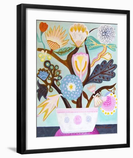 Flowers n. 9-Mercedes Lagunas-Framed Giclee Print