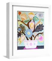 Flowers n. 9-Mercedes Lagunas-Framed Art Print