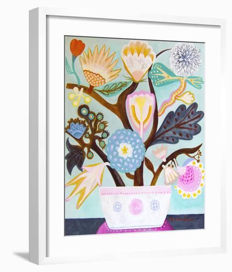 Flowers n. 9-Mercedes Lagunas-Framed Art Print