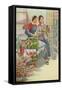 "Flowers of Friendship", Propaganda Poster from the Chinese Cultural Revolution, 1970-null-Framed Stretched Canvas