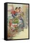 "Flowers of Friendship", Propaganda Poster from the Chinese Cultural Revolution, 1970-null-Framed Stretched Canvas