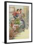 "Flowers of Friendship", Propaganda Poster from the Chinese Cultural Revolution, 1970-null-Framed Giclee Print