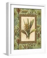 Flowers of Paradise 2 - Green-Lisa Audit-Framed Giclee Print