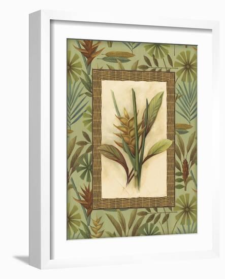 Flowers of Paradise 2 - Green-Lisa Audit-Framed Giclee Print