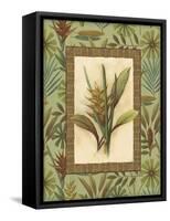 Flowers of Paradise 2 - Green-Lisa Audit-Framed Stretched Canvas