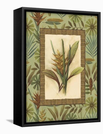 Flowers of Paradise 2 - Green-Lisa Audit-Framed Stretched Canvas