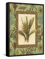 Flowers of Paradise 2 - Green-Lisa Audit-Framed Stretched Canvas