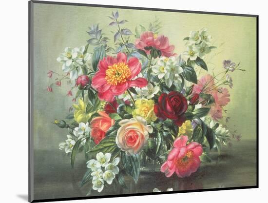 Flowers of Romantic June-Albert Williams-Mounted Giclee Print