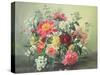 Flowers of Romantic June-Albert Williams-Stretched Canvas