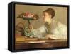 Flowers of the Day-William Frederick Yeames-Framed Stretched Canvas