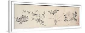 Flowers of the Four Seasons, Ming Dynasty (1368-1644), 1625-Jiayan Chen-Framed Premium Giclee Print